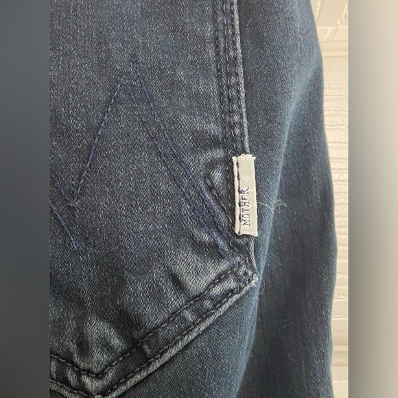 Mother denim jeans 26 The Looker skinny in Not Guilty dark blue wash Stretch - Picture 5 of 6